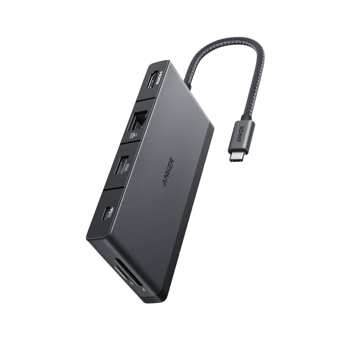 Anker 552 USB-C Hub (9-in-1, 4K HDMI) Black – Golden Connector