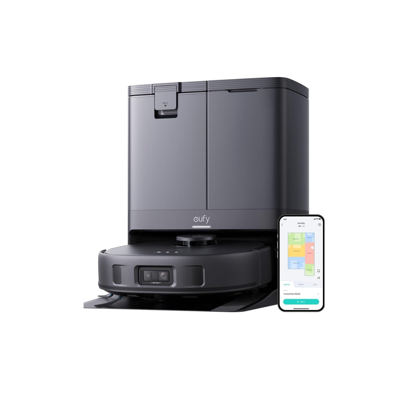 Anker Eufy Robot X10 Pro Omni ,Vacuum and Mop Combo,Self-Emptying