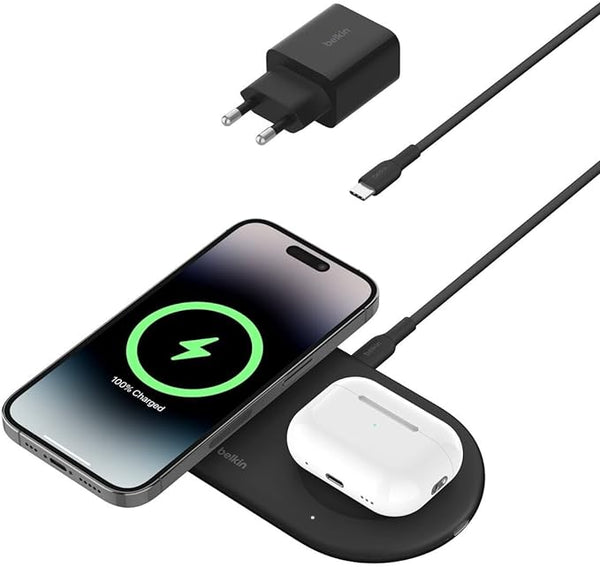 Belkin BoostCharge Pro 2-in-1 Wireless Charger  15w