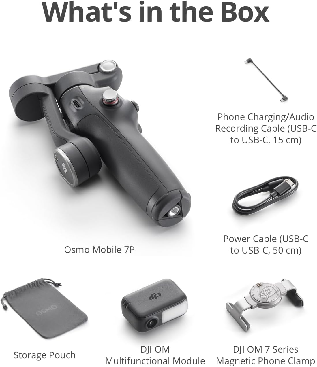 DJI Osmo Mobile 7P Smartphone Stabilizer DJI Osmo Mobile 7P Smartphone Stabilizer