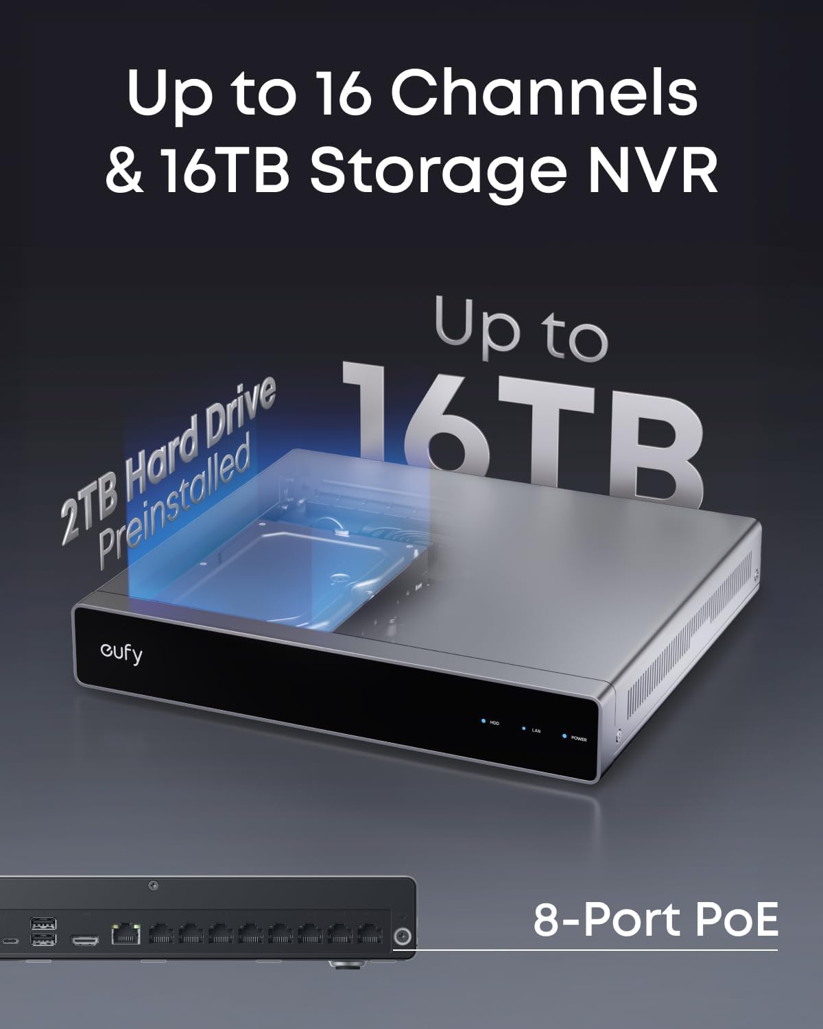 eufy Network Video Recorder S4 for Home Security Cameras eufy Network Video Recorder S4 for Home Security Cameras