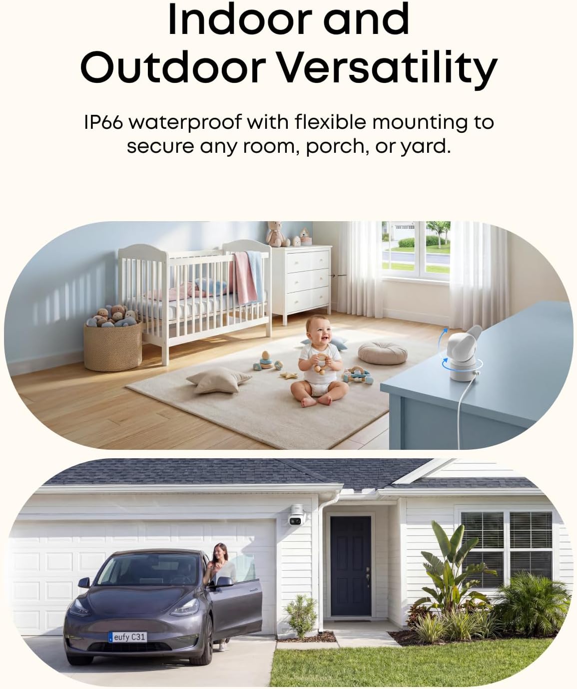 Anker eufy Wired Security Indoor/Outdoor Cam C31 -1080P Anker eufy Wired Security Indoor/Outdoor Cam C31 -1080P