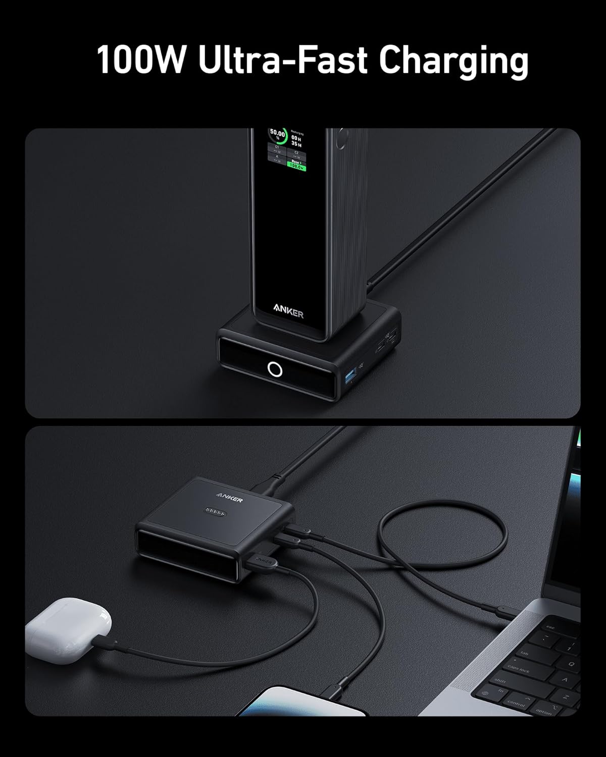 Anker Charging Base, 100W Fast Anker Charging Base, 100W Fast