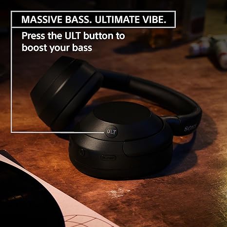 Sony ULT Power Sound Wireless Noise Canceling Headphones Black Sony ULT Power Sound Wireless Noise Canceling Headphones Black