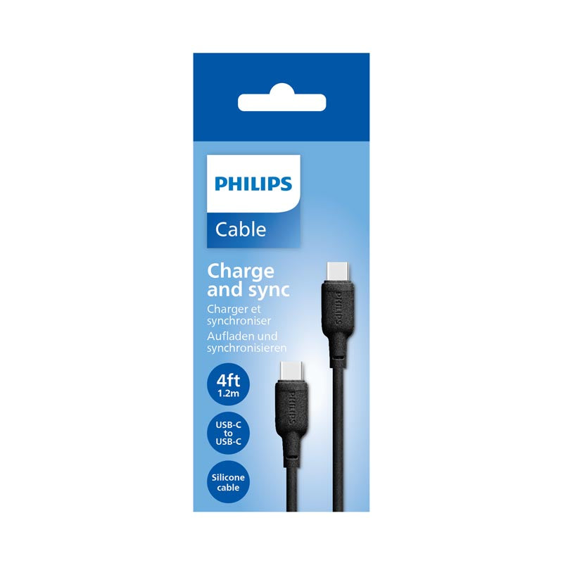 Philips USB-C to USBC Cable 60W, 1.2m Philips USB-C to USBC Cable 60W, 1.2m