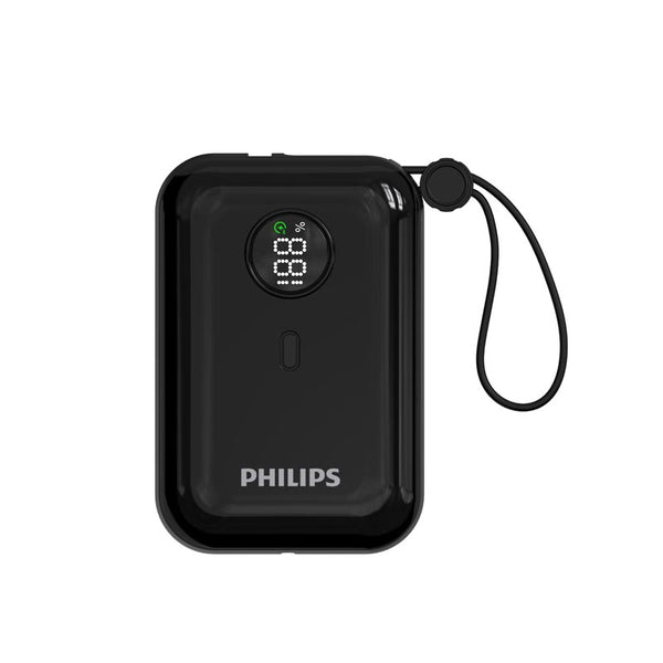 Philips 10000mah PD22.5W with 2 USB C Cable Mini Power Bank