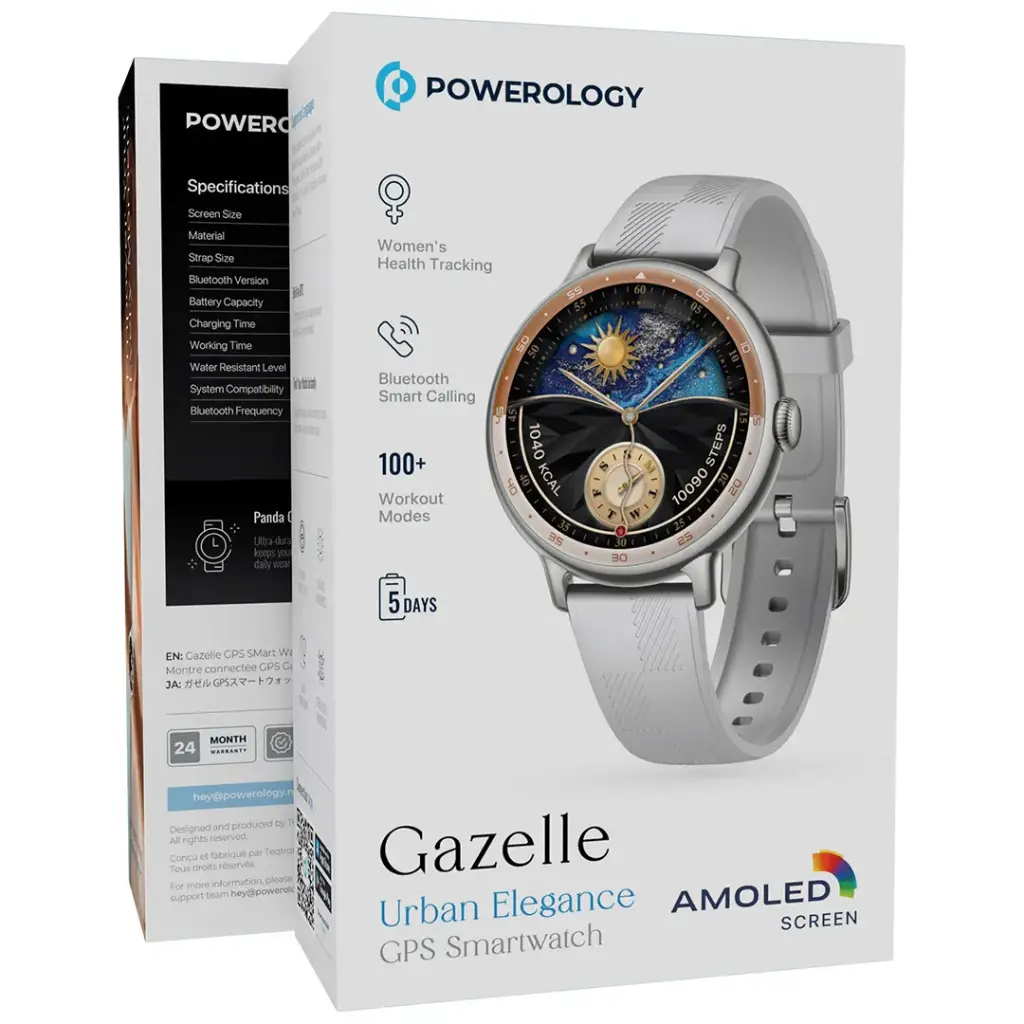 Powerology Gazelle Urban Elegance GPS Smart Watch Powerology Gazelle Urban Elegance GPS Smart Watch