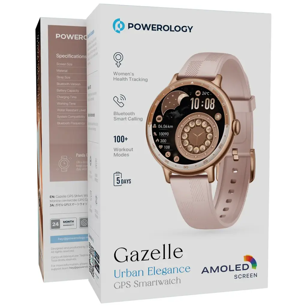 Powerology Gazelle Urban Elegance GPS Smart Watch Powerology Gazelle Urban Elegance GPS Smart Watch