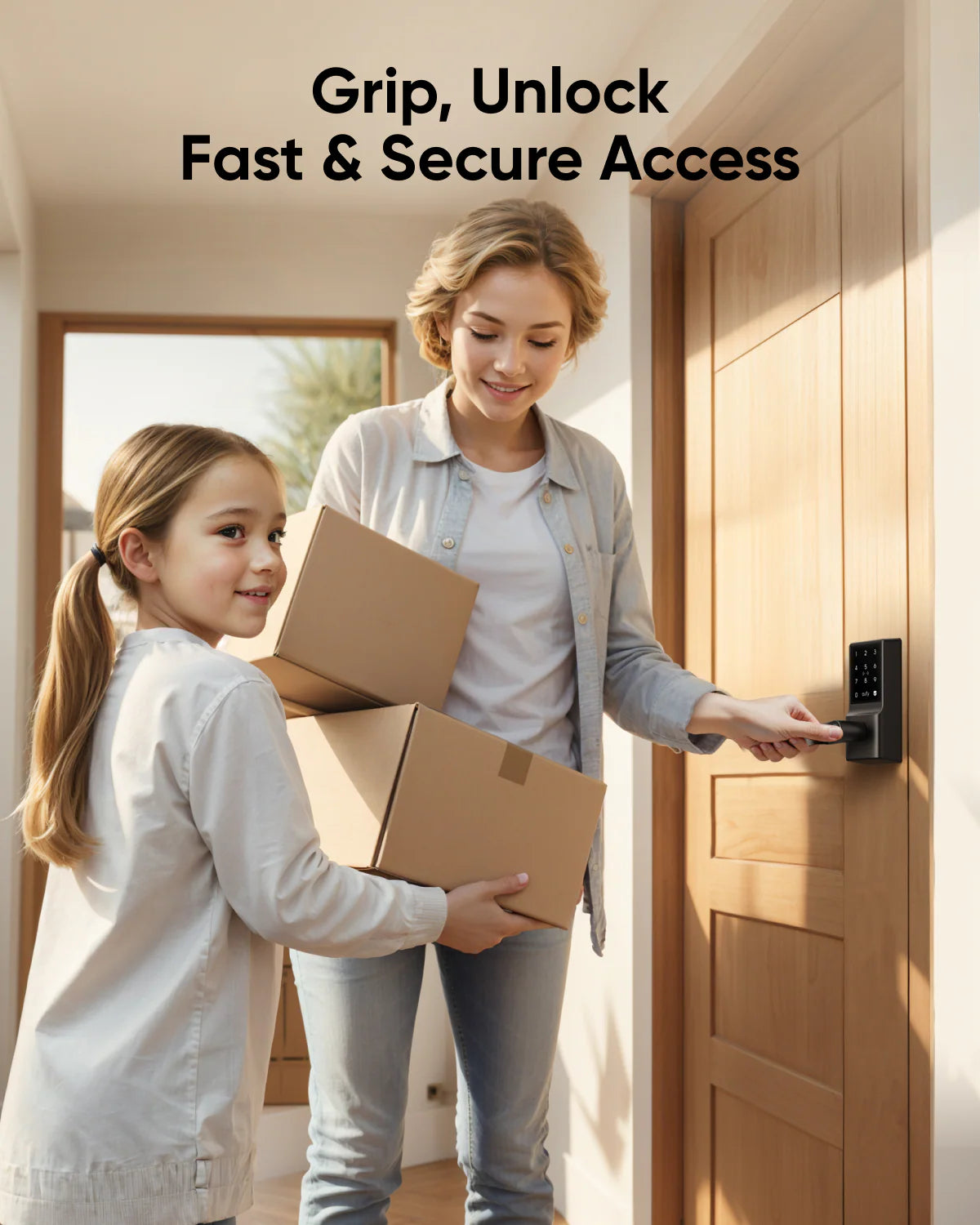 Anker Eufy Security Smart Lock C33-with Handle Anker Eufy Security Smart Lock C33-with Handle
