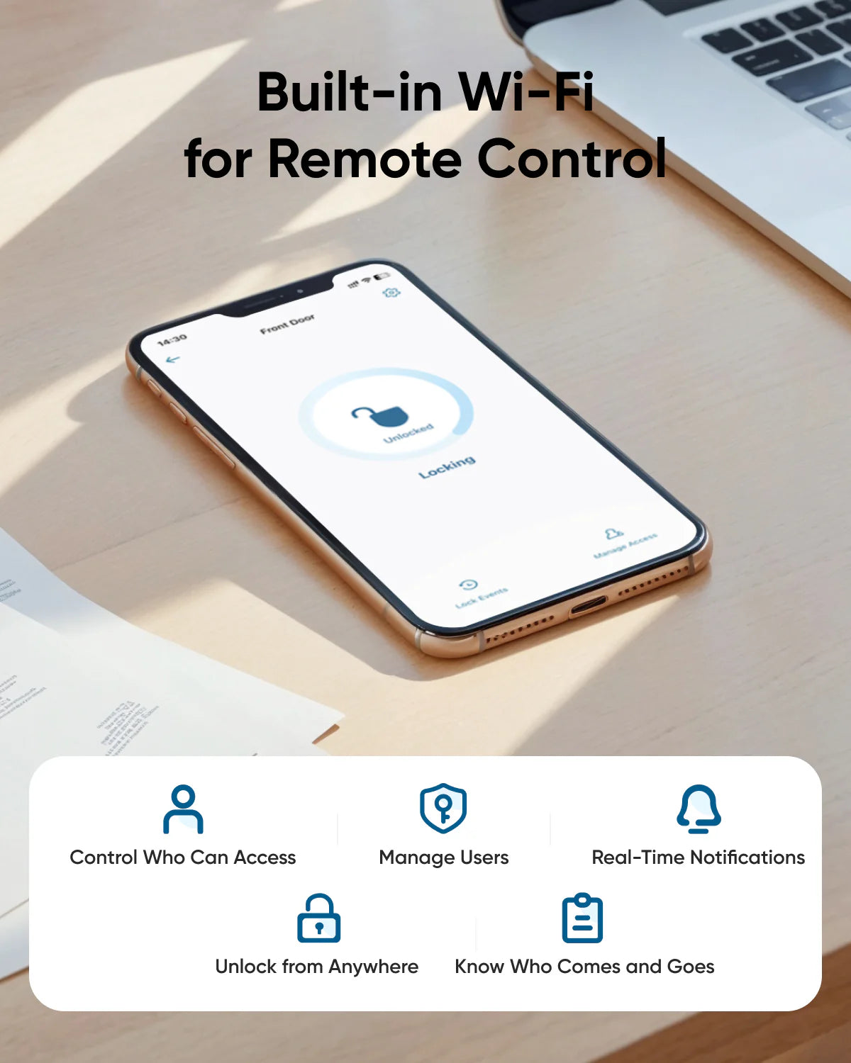 Anker Eufy Security Smart Lock C33-with Handle Anker Eufy Security Smart Lock C33-with Handle