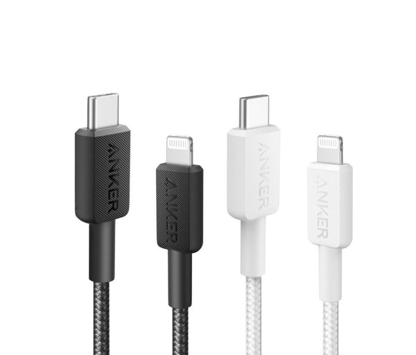 Anker 322 USB-C to Lightning Cable (3ft Braided)