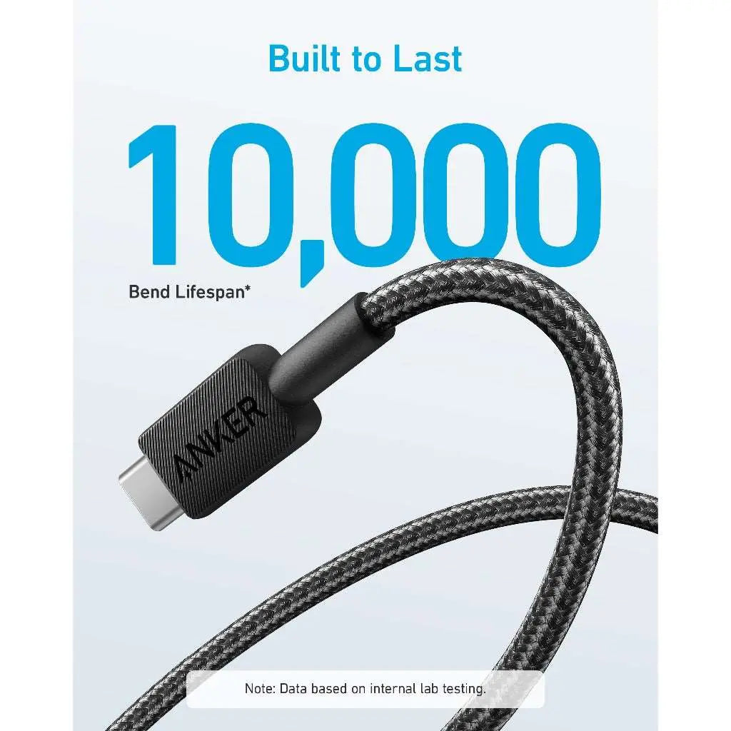 Anker 322 PowerLine USB A to USB C Fast Charging 3ft/0.9m Cable Anker 322 PowerLine USB A to USB C Fast Charging 3ft/0.9m Cable
