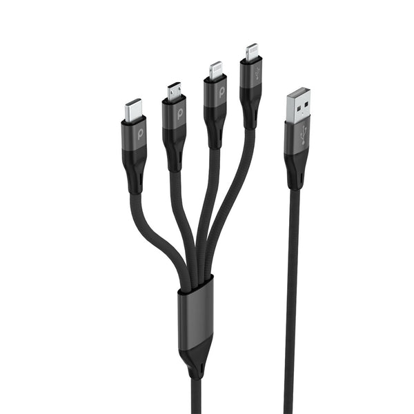 Porodo PVC 4 in 1 Cable