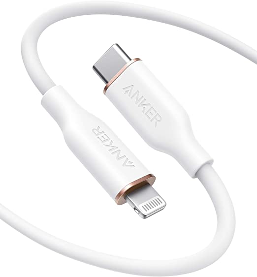 Anker PowerLine III Flow USB-C with Lightning Connector 6ft  White