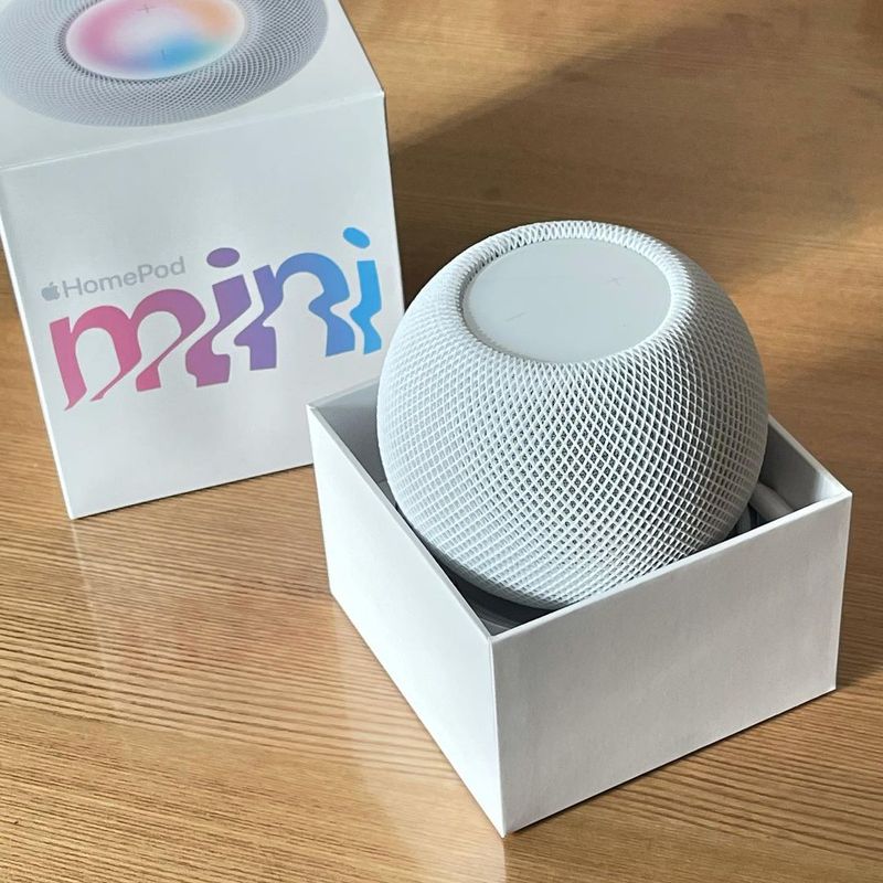 Apple HomePod Mini Smart Speaker-White – Golden Connector